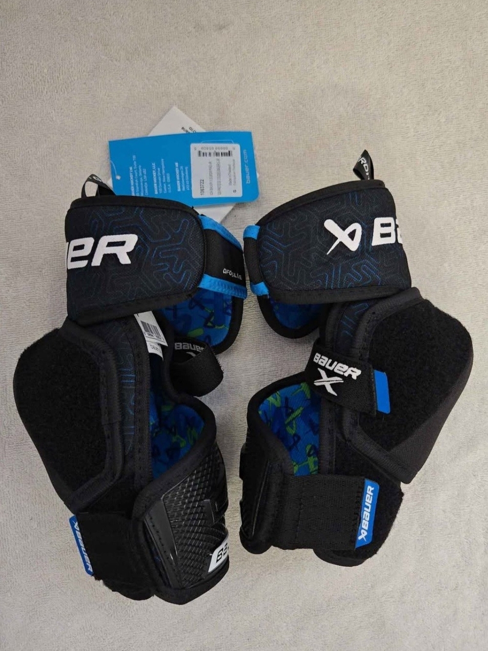 🏒New Bauer X hockey elbow pads in size kids junior small🏒